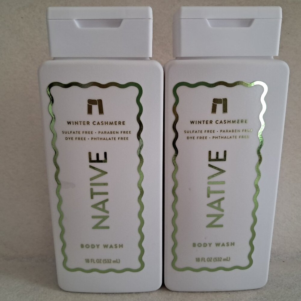 2x Native Body Wash WINTER CASHMERE 18oz NEW